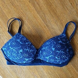 Aerie Navy Lace Bra